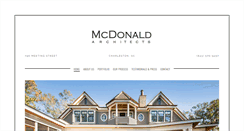 Desktop Screenshot of mcdonaldarchitects.com